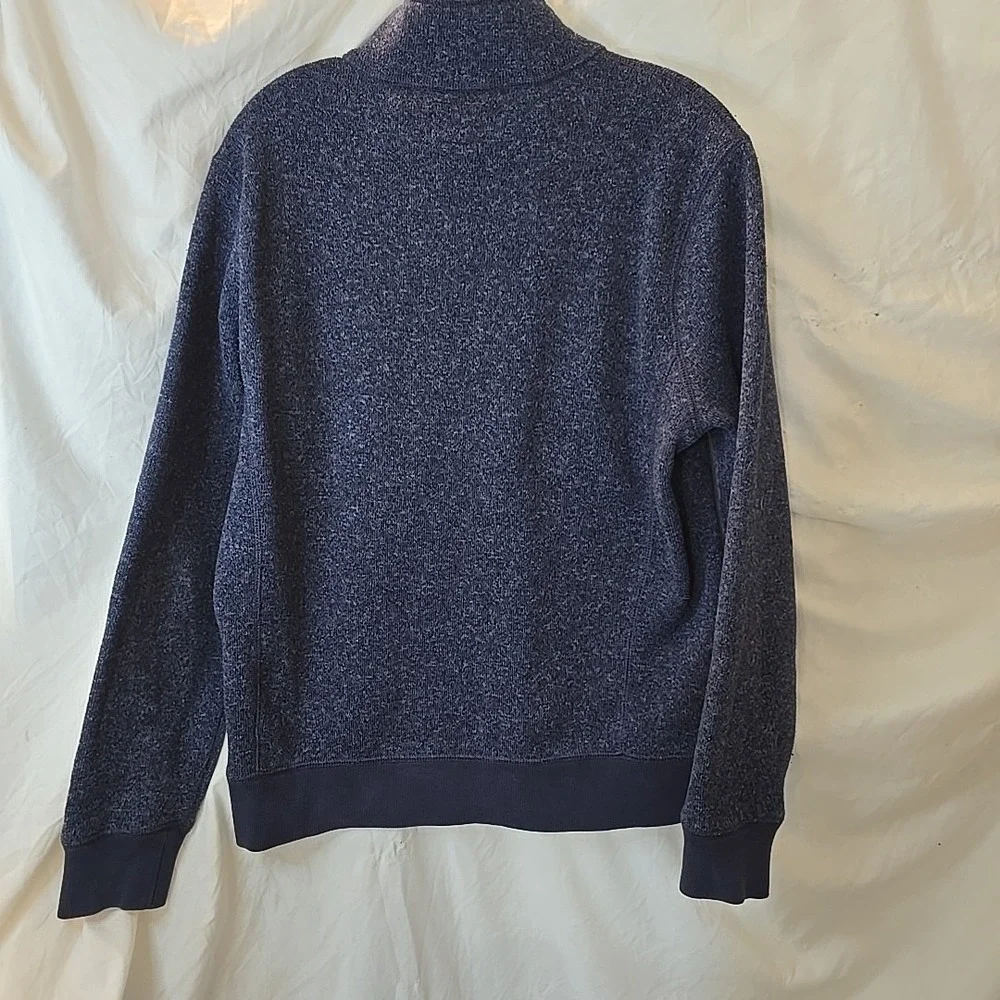 J Crew 1/2 Zip Pullover Knit Sweater Blue‎ Men's Size M Classy Preppy